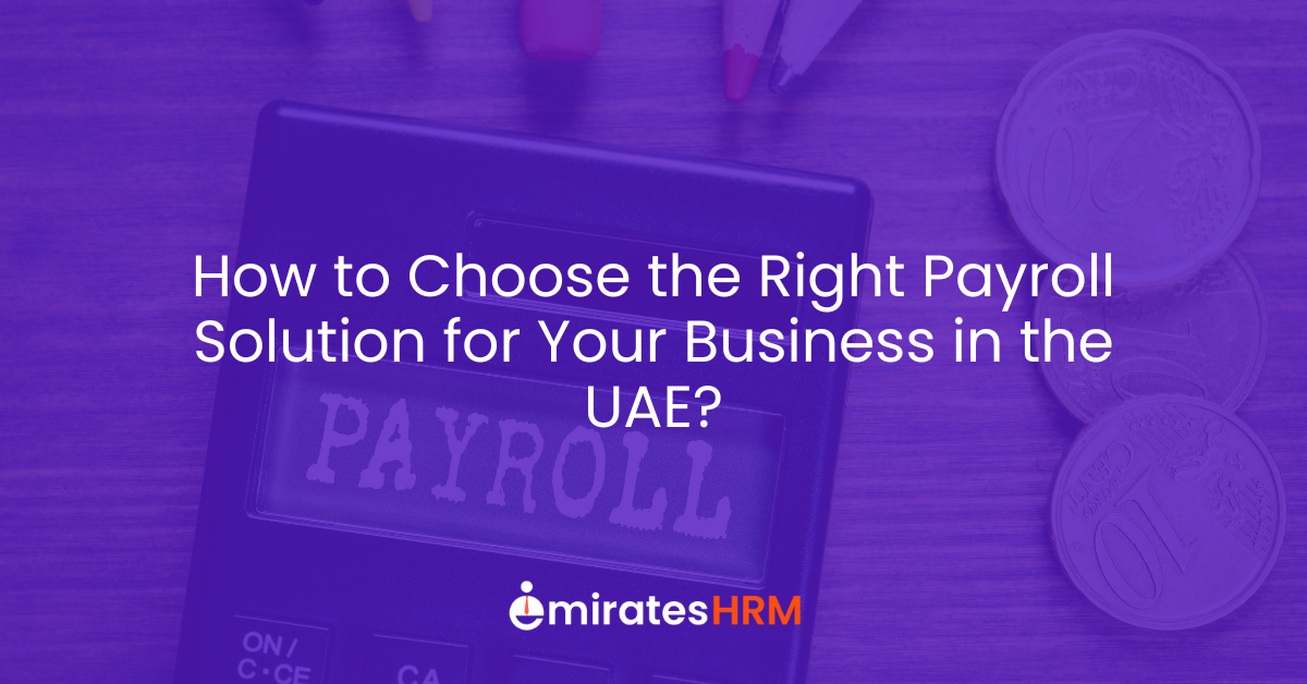 How to Choose the Right Payroll Solution for Your Business in the UAE?