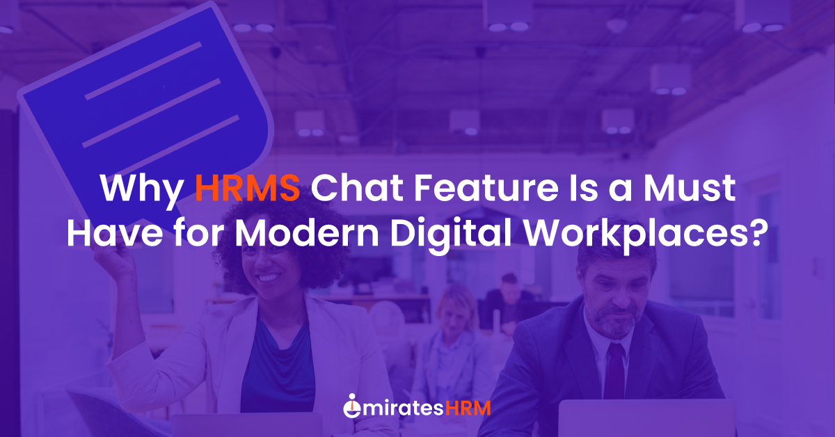 Why HRMS Chat Feature Is a Must-Have for Modern Digital Workplaces?