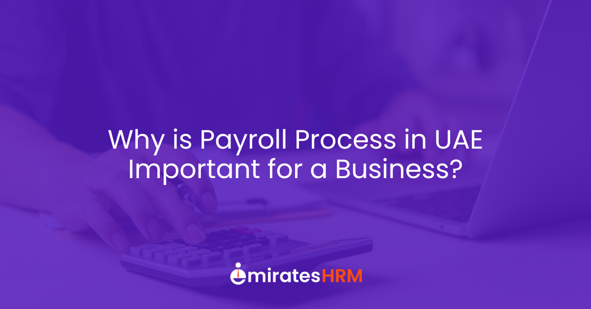 Why is Payroll Process in UAE Important for a Business?